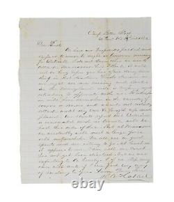 1862 Civil War Letter 14th New York Moves Toward Centreville & Manassas