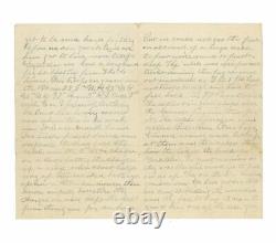 1862 Civil War Letter 1st Massachusetts Cavalry Battle of Secessionville