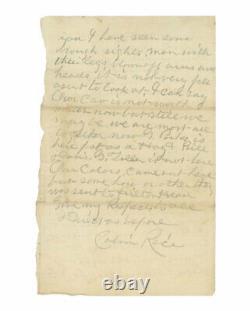 1862 Civil War Letter 1st Massachusetts Cavalry Battle of Secessionville