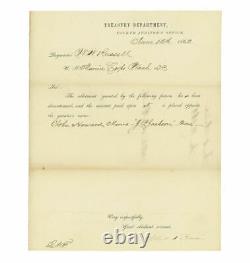 1862 Civil War Letter to US Marine Corps Paymaster, Major William W. Russell