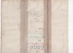 1862 Civil War Pay Voucher Pvt. John Diloplane Co. K 63rd Illinois Volunteers