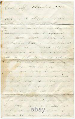1862 Civil War Soldier Letter 11th New York Cavalry Wagon Driver Racist Language