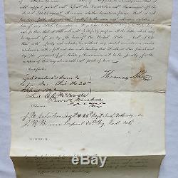 1862 Civil War Union Army Enlistment Paper, 26th Regiment Indiana Vol Infantry
