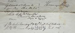 1862 Civil War Union Army Enlistment Paper, 26th Regiment Indiana Vol ...