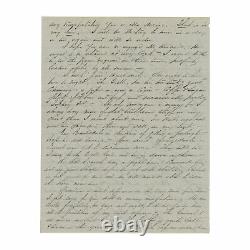 1862 Confederate Civil War Officer Letter Barksdale's Brigade Fredericksburg