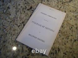 1862 Virginia Legislative Bill Cemetery Lots in Presidents Circle Hollywood