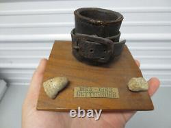 1863-1963 Gettysburg Centennial Giftshop Display with Dug Relics