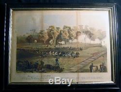 1863 6th New York Cavalry Charge Inscribed CIVIL War Brandy Station Virginia