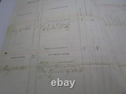 1863 Civil War Original Requesition 11th Reg Kentucky Vols Company G