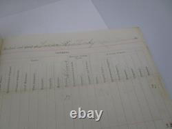 1863 Civil War Original Requesition 11th Reg Kentucky Vols Company G