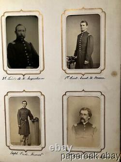 1863 Civil War Presentation Photo Album From 48th New York Volunteer Infantry