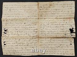 1863 antique 2 LETTERS CIVIL WAR CONTENT