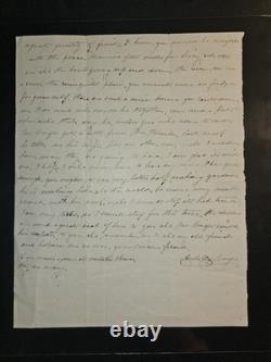 1864 Arabella Voigt Civil War Letter Balls Ferry GA Smallpox Pre Sherman March