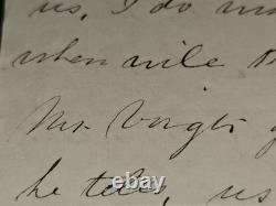 1864 Arabella Voigt Civil War Letter Balls Ferry GA Smallpox Pre Sherman March