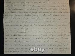 1864 Arabella Voigt Civil War Letter Balls Ferry GA Smallpox Pre Sherman March