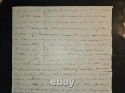 1864 Arabella Voigt Civil War Letter Balls Ferry GA Smallpox Pre Sherman March