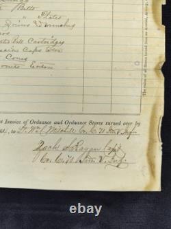 1864 CIVIL WAR Ordnance & Ordnance Stores CRACKER LINE, Wauhatchie Valley TN