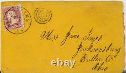 1864 CIVIL War Letter & Cover 83rd Ovi Hamilton Ohio Free State Spring Campaign