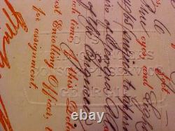 1864 Civil War CSA Oglethorpe County, Georgia Conscript Filled Form Beautiful