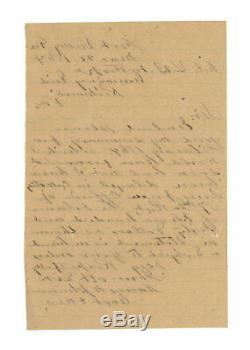 1864 Civil War Confederate Letter from Captain Marcus W. Johnson, 57th Georgia