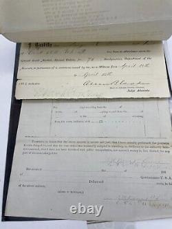 1864 Civil War Court Marshal Document George H. Bean Allen Blacker