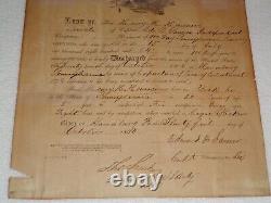 1864 Civil War Discharge 100 Day Pennsylvania Cavalry Independent CPT Sanno Rare