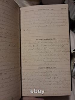 1864 Civil War Era Diary 65+ Handwritten Pages Woman's Journal NY