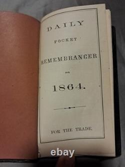 1864 Civil War Era Diary 65+ Handwritten Pages Woman's Journal NY