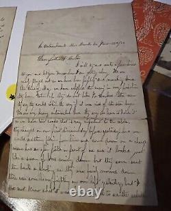 1864 Civil War Letter Near Marietta Ga Union Soldier Writes Home