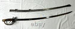 1864 Civil War Mansfield & Lamb M1860 Cavalry Saber & Scabbard