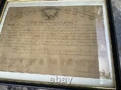 1865 45th Regiment Wisconsin Sgned Colonel Henry F. Belitz Ernest Hook Civil War
