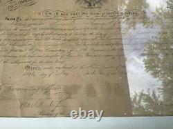 1865 45th Regiment Wisconsin Sgned Colonel Henry F. Belitz Ernest Hook Civil War