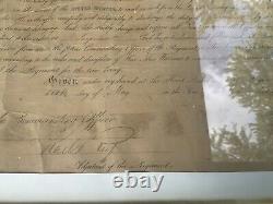 1865 45th Regiment Wisconsin Sgned Colonel Henry F. Belitz Ernest Hook Civil War