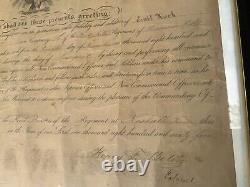 1865 45th Regiment Wisconsin Sgned Colonel Henry F. Belitz Ernest Hook Civil War