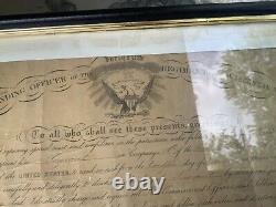 1865 45th Regiment Wisconsin Sgned Colonel Henry F. Belitz Ernest Hook Civil War