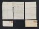 1865 antique CIVIL WAR SOLDIER LETTER 3pc Lieutenant Lorenzo MONROE Mass Vol
