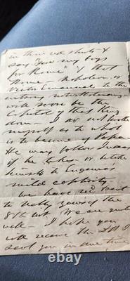 1866 Civil War Letter Signed by Union General Amos Beebe Eaton to Son Daniel