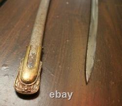 1872 Post Civil War American Cavalry Officers Sword & Scabbard Pasquale & Son SF