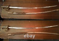 1872 Post Civil War American Cavalry Officers Sword & Scabbard Pasquale & Son SF