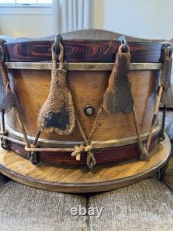 1880's Lyon & Healy Snare Drum Civil War Era Collectible Musical Instrument