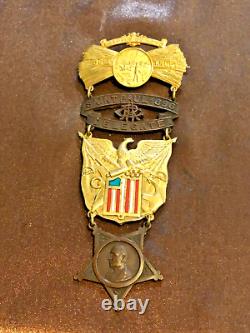1896 CIVIL WAR G. A. R. DELEGATE 30th NATIONAL ENCAMPMENT ST. PAUL MINNESODA 1896