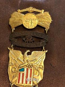 1896 CIVIL WAR G. A. R. DELEGATE 30th NATIONAL ENCAMPMENT ST. PAUL MINNESODA 1896