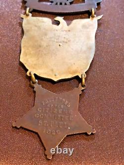 1896 CIVIL WAR G. A. R. DELEGATE 30th NATIONAL ENCAMPMENT ST. PAUL MINNESODA 1896