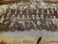 1898 Fresno California Confederate Civil War Veterans Scrapbook Photo Album