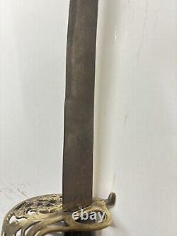 1912 Saber Sabre Sword Antique Vintage Us Civil War Old Rare Collectible