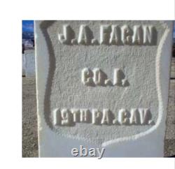 19th Regiment Soldiers Record Civil War Muster Signed Doc 1866 Company B J. Fagan