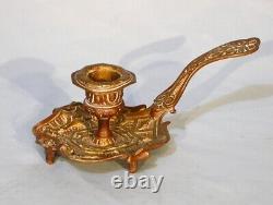 19th century Brass Candleholder Napoleon 3rd Good condition