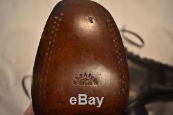 19th century Civil war leather shoes 1850s-1870s boots New old stock