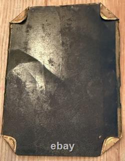 1/4 plate tintype Civil War soldier & family, perhaps celebrating a visit home