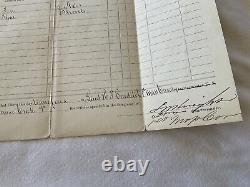 1st Mass CAVALRY SUPPLIES POTOMAC CREEK VA Lt Bowditch Jan 1863 CIVIL WAR 524